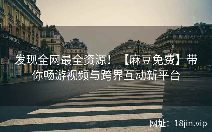 发现全网最全资源！【麻豆免费】带你畅游视频与跨界互动新平台  第2张