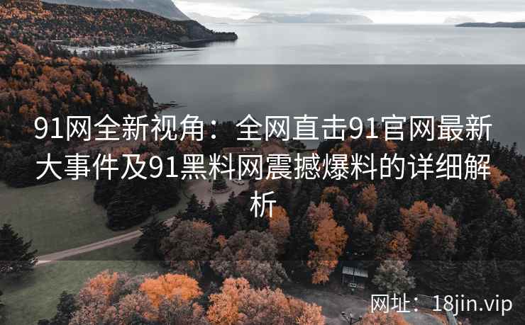 91网全新视角：全网直击91官网最新大事件及91黑料网震撼爆料的详细解析
